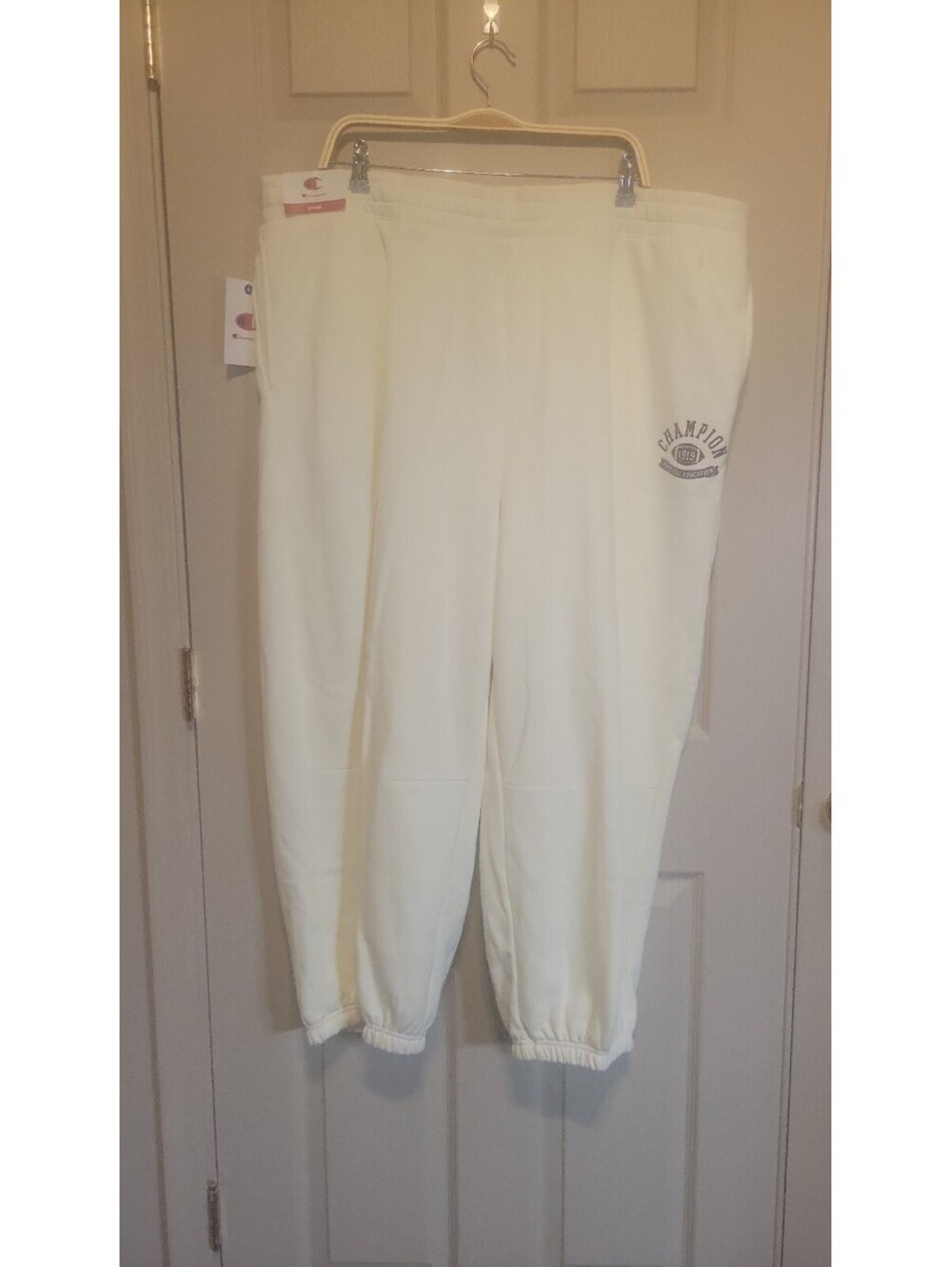 Champion Loose Fit Sweatpants 2X White
